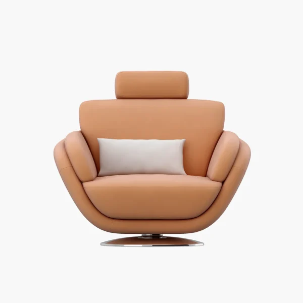 Premium Orange Executive Sofa Chair