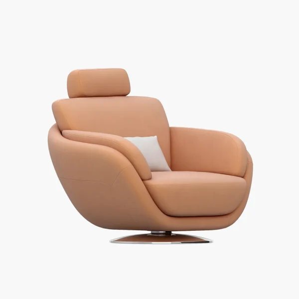 Premium Orange Executive Sofa Chair