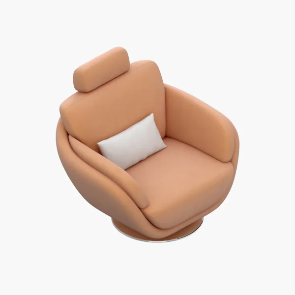 Premium Orange Executive Sofa Chair