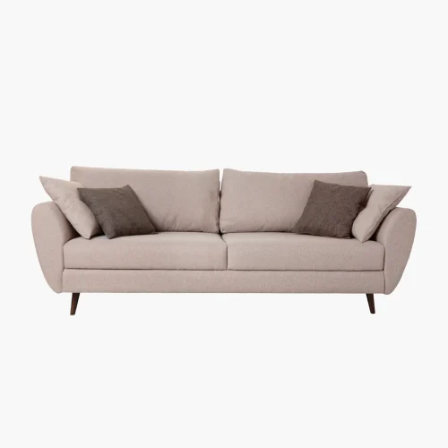 Light Brown 2-Seat Soft Sofa – Premium Comfort in a Warm, Elegant Design